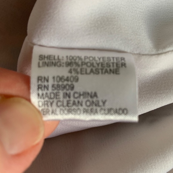 Antonio Melani Dress 10 Orange Blue Floral Sleeveless V-Neck Lined Belt Loops - Picture 10 of 12